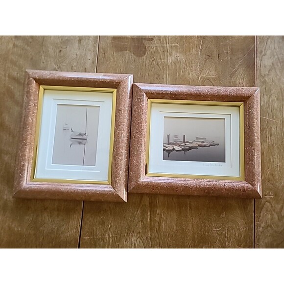 Vintage Paul Montecalvo Signed Framed Prints Wall Art - Picture 1 of 10